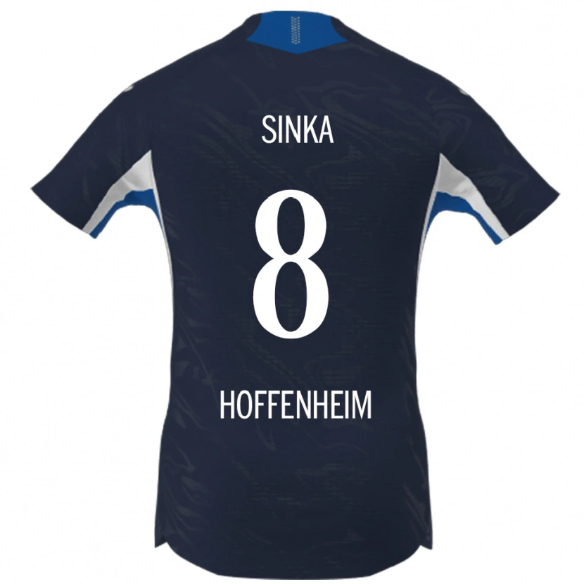Danxen Män Napsugár Sinka #8 Marinblå Vit Hemmatröja Matchtröjor 2025/26 Tröjor T-Tröja
