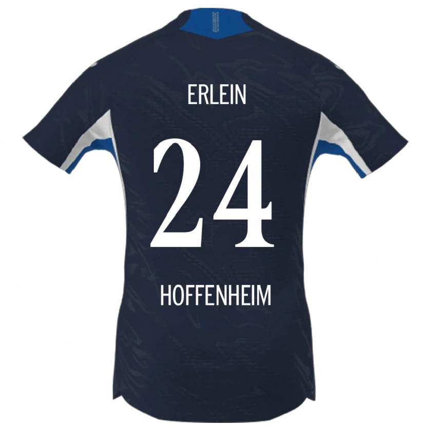 Danxen Män Luca Erlein #24 Marinblå Vit Hemmatröja Matchtröjor 2025/26 Tröjor T-Tröja
