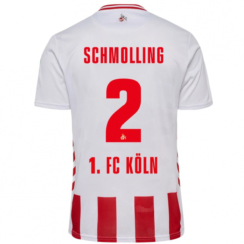 Danxen Män Viktor Schmolling #2 Vit Röd Hemmatröja Matchtröjor 2025/26 Tröjor T-Tröja