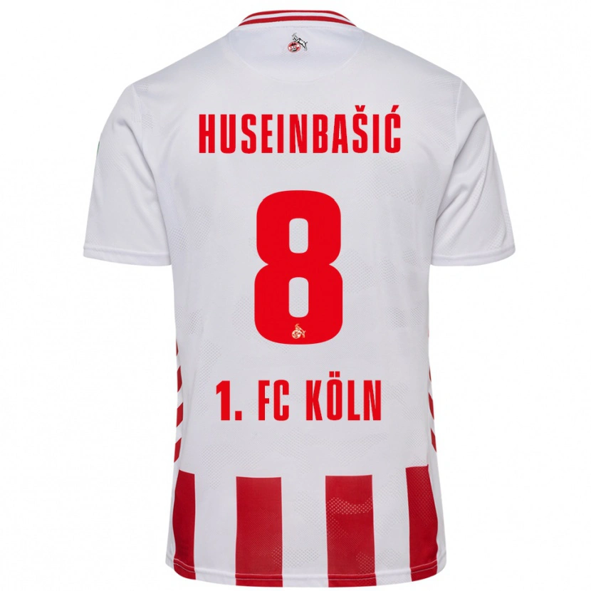 Danxen Män Denis Huseinbasic #8 Vit Röd Hemmatröja Matchtröjor 2025/26 Tröjor T-Tröja