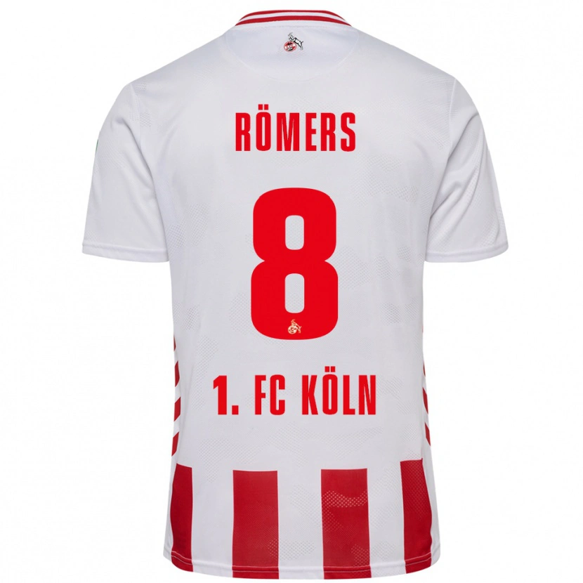 Danxen Män Arian Römers #8 Vit Röd Hemmatröja Matchtröjor 2025/26 Tröjor T-Tröja