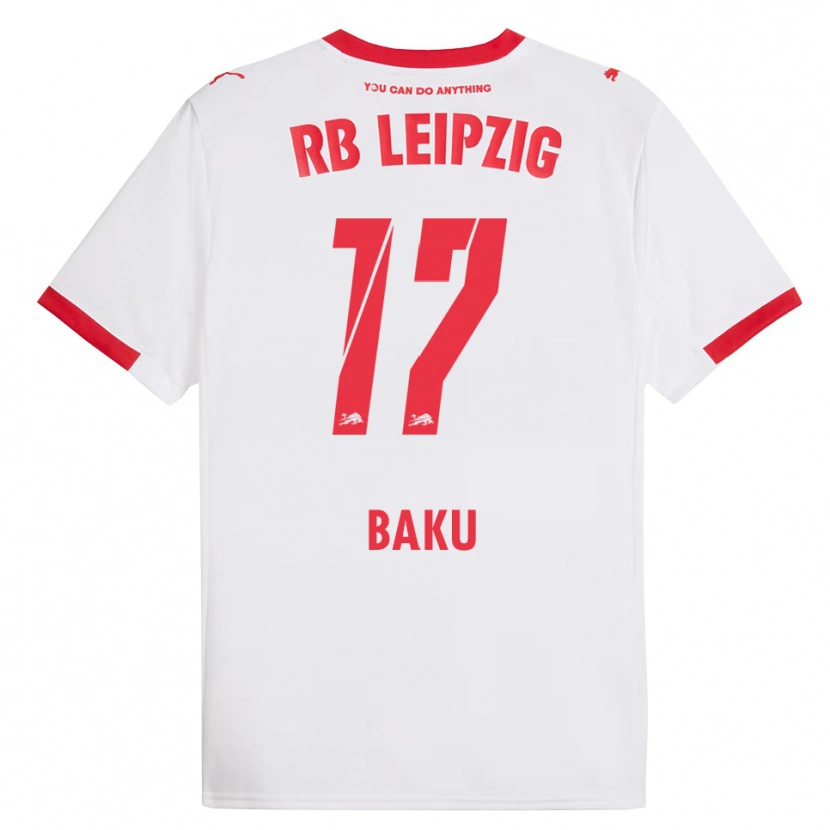 Danxen Män Ridle Baku #17 Vit Röd Hemmatröja Matchtröjor 2025/26 Tröjor T-Tröja