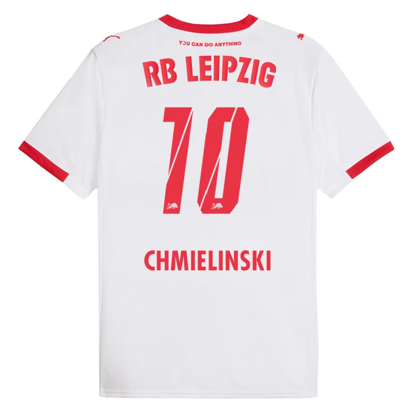 Danxen Män Gina Chmielinski #10 Vit Röd Hemmatröja Matchtröjor 2025/26 Tröjor T-Tröja