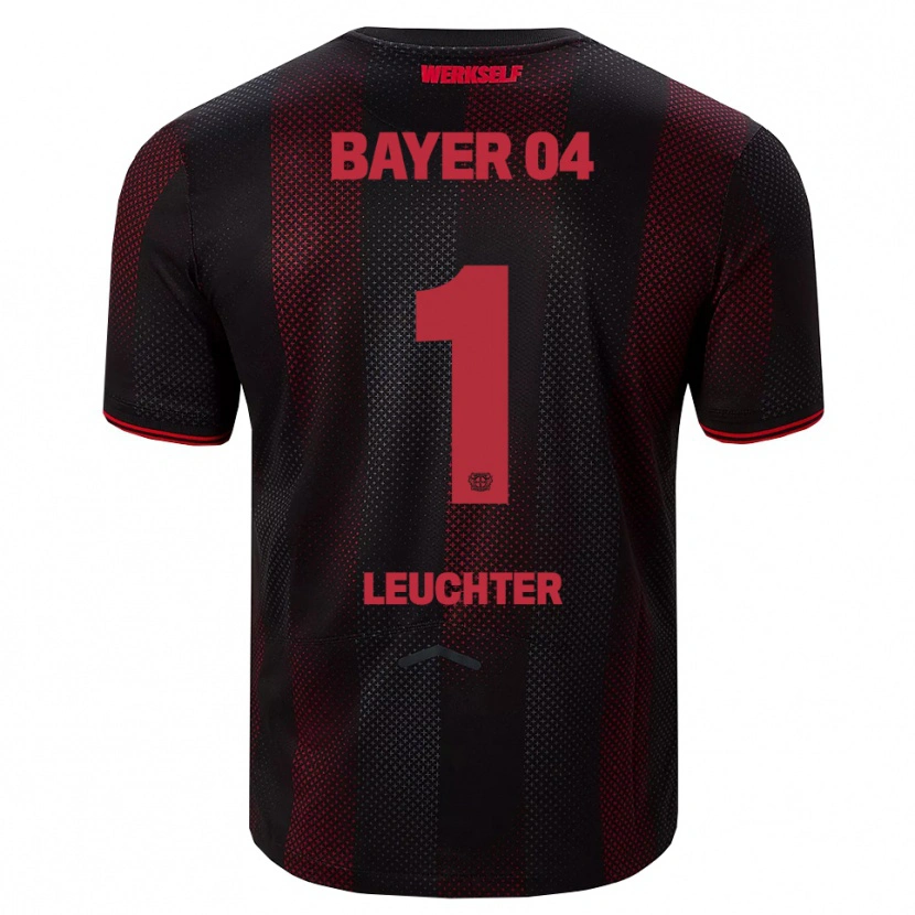 Danxen Män Julian Leuchter #1 Svart Röd Hemmatröja Matchtröjor 2025/26 Tröjor T-Tröja