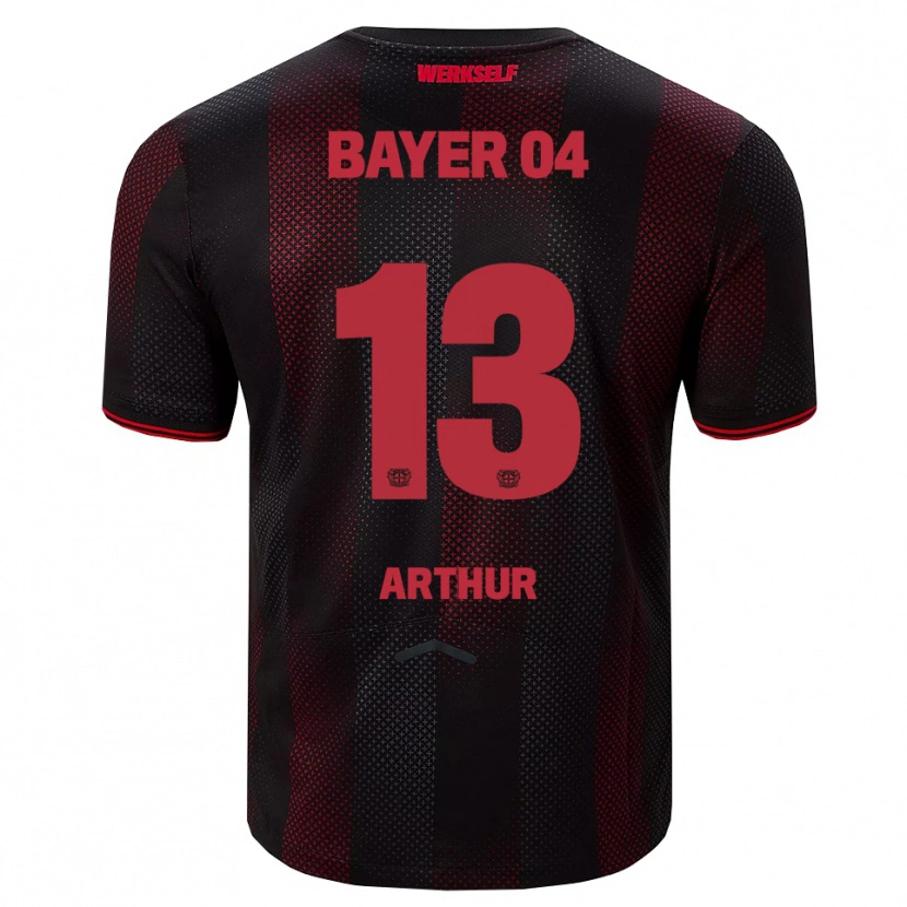 Danxen Män Arthur #13 Svart Röd Hemmatröja Matchtröjor 2025/26 Tröjor T-Tröja