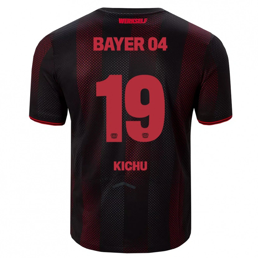 Danxen Män Yassin Kichu #19 Svart Röd Hemmatröja Matchtröjor 2025/26 Tröjor T-Tröja