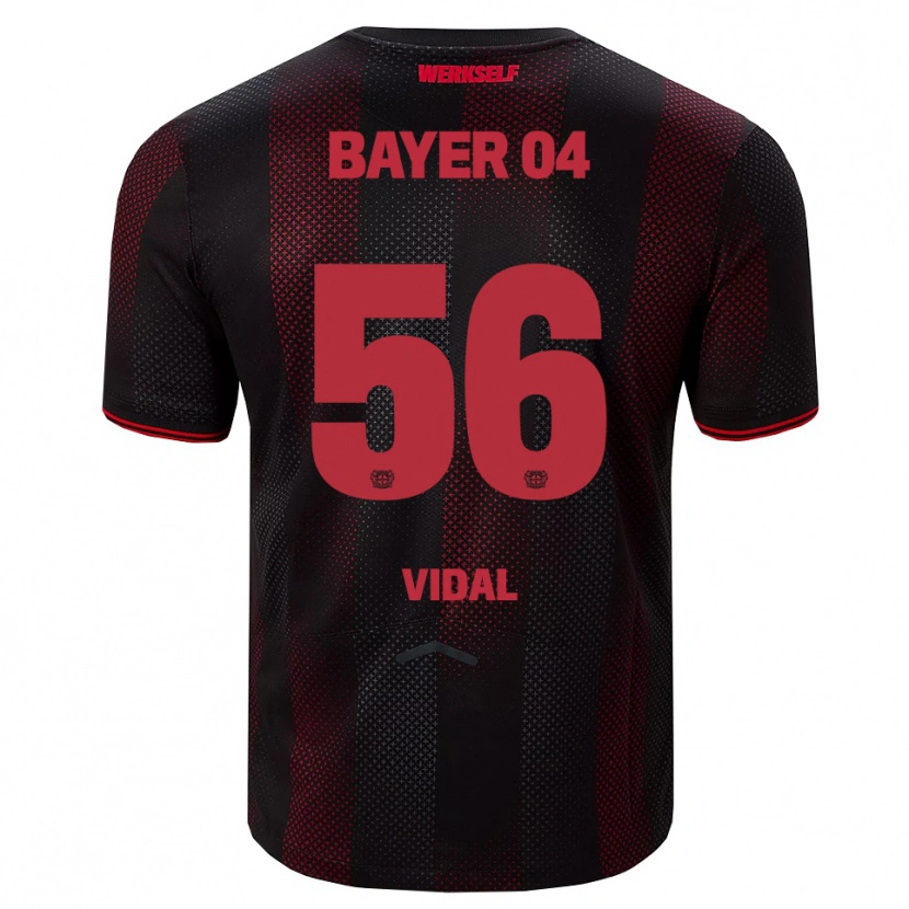 Danxen Män Juliette Vidal #56 Svart Röd Hemmatröja Matchtröjor 2025/26 Tröjor T-Tröja