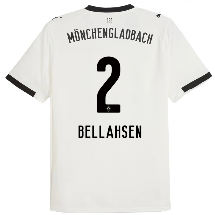 Danxen Män Joseph Bellahsen #2 Vit Svart Hemmatröja Matchtröjor 2025/26 Tröjor T-Tröja