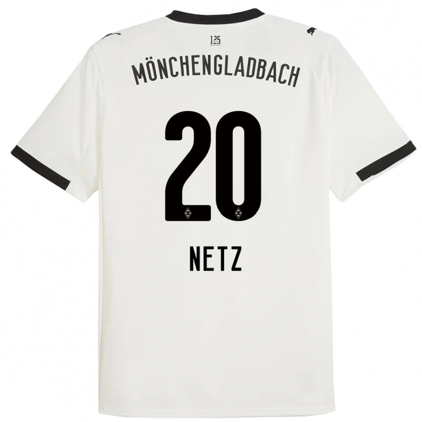 Danxen Män Luca Netz #20 Vit Svart Hemmatröja Matchtröjor 2025/26 Tröjor T-Tröja