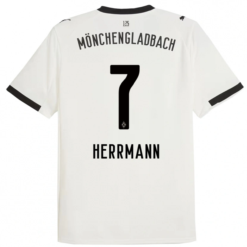 Danxen Män Patrick Herrmann #7 Vit Svart Hemmatröja Matchtröjor 2025/26 Tröjor T-Tröja