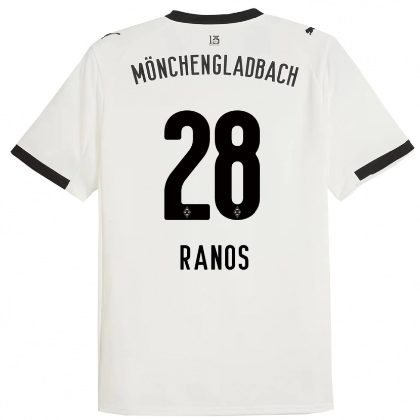 Danxen Män Grant-Leon Ranos #28 Vit Svart Hemmatröja Matchtröjor 2025/26 Tröjor T-Tröja