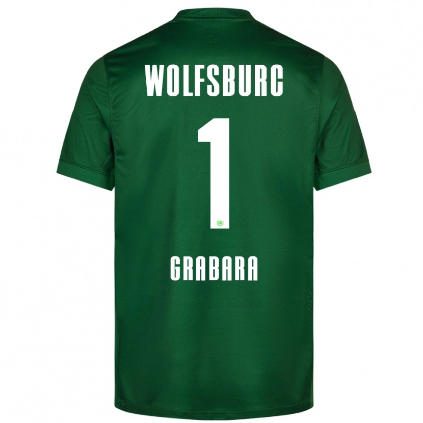 Danxen Män Kamil Grabara #1 Grön Vit Hemmatröja Matchtröjor 2025/26 Tröjor T-Tröja