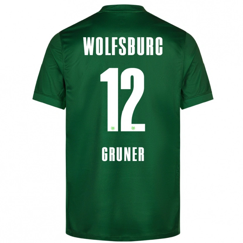 Danxen Män Paul Gruner #12 Grön Vit Hemmatröja Matchtröjor 2025/26 Tröjor T-Tröja