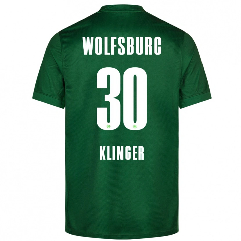 Danxen Män Niklas Klinger #30 Grön Vit Hemmatröja Matchtröjor 2025/26 Tröjor T-Tröja