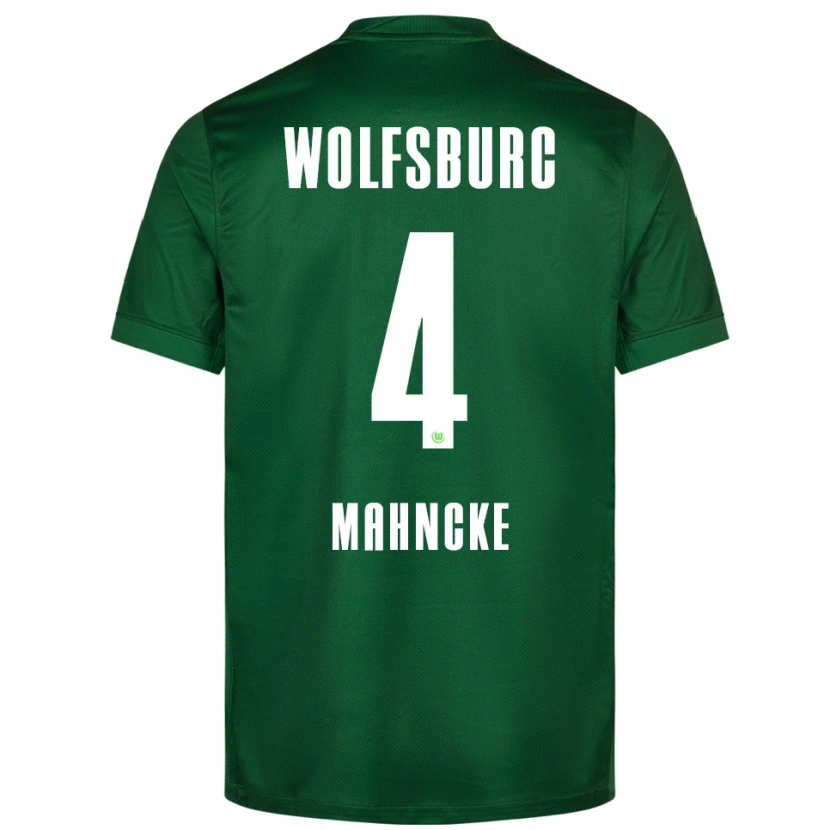 Danxen Män Arne Mahncke #4 Grön Vit Hemmatröja Matchtröjor 2025/26 Tröjor T-Tröja
