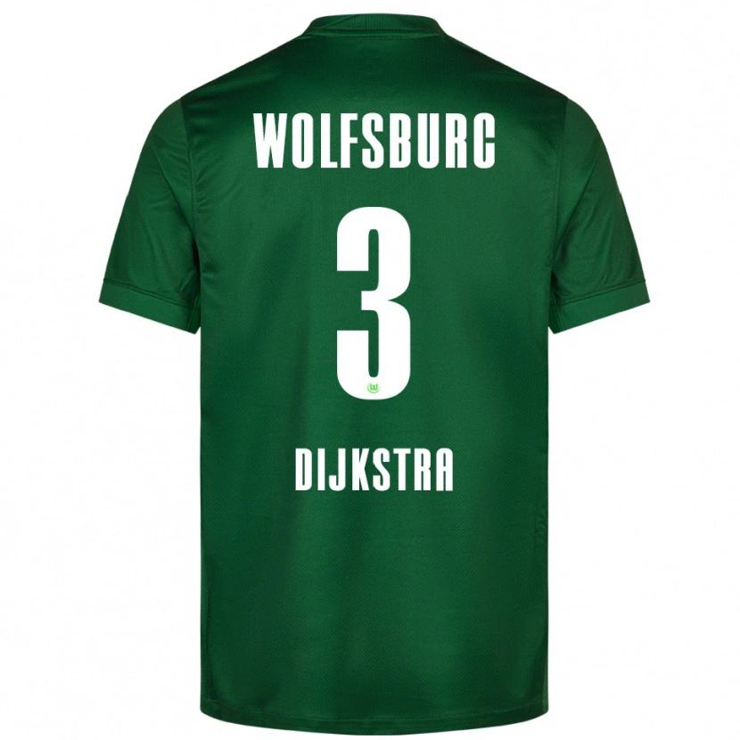 Danxen Män Caitlin Dijkstra #3 Grön Vit Hemmatröja Matchtröjor 2025/26 Tröjor T-Tröja