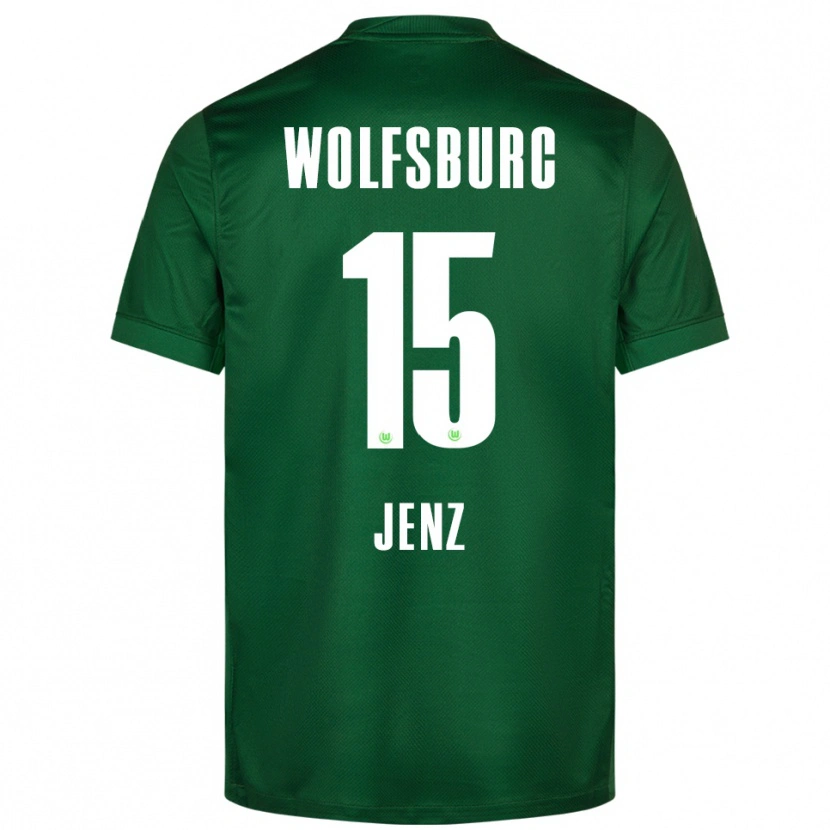 Danxen Män Moritz Jenz #15 Grön Vit Hemmatröja Matchtröjor 2025/26 Tröjor T-Tröja
