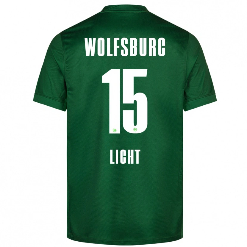 Danxen Män Philipp Licht #15 Grön Vit Hemmatröja Matchtröjor 2025/26 Tröjor T-Tröja