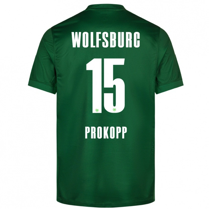 Danxen Män Oskar Prokopp #15 Grön Vit Hemmatröja Matchtröjor 2025/26 Tröjor T-Tröja
