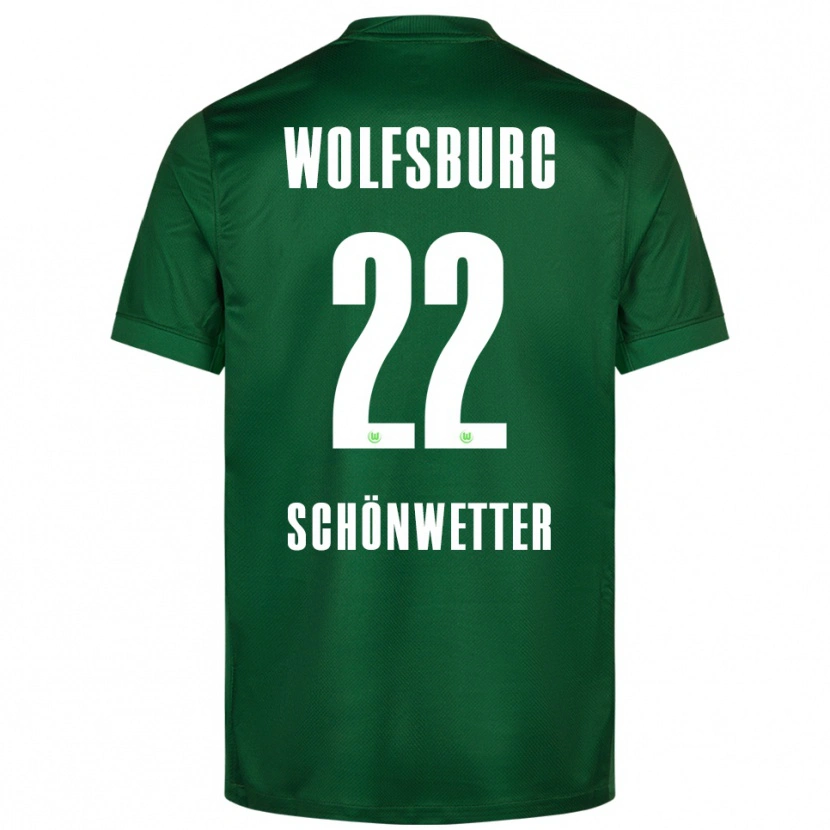 Danxen Män Christina Schönwetter #22 Grön Vit Hemmatröja Matchtröjor 2025/26 Tröjor T-Tröja