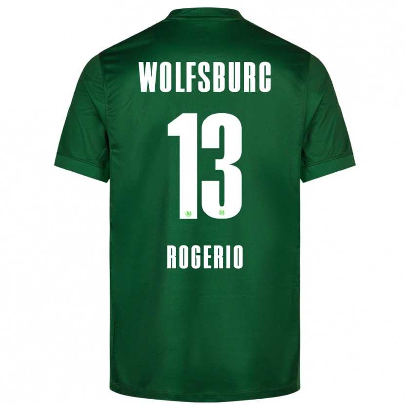Danxen Män Rogério #13 Grön Vit Hemmatröja Matchtröjor 2025/26 Tröjor T-Tröja