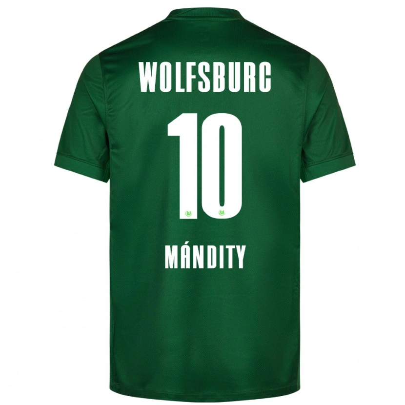 Danxen Män Márkó Mándity #10 Grön Vit Hemmatröja Matchtröjor 2025/26 Tröjor T-Tröja