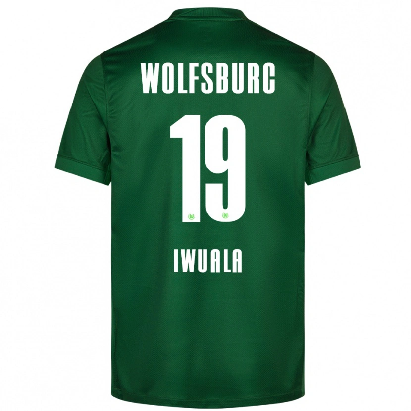 Danxen Män Chisom Iwuala #19 Grön Vit Hemmatröja Matchtröjor 2025/26 Tröjor T-Tröja