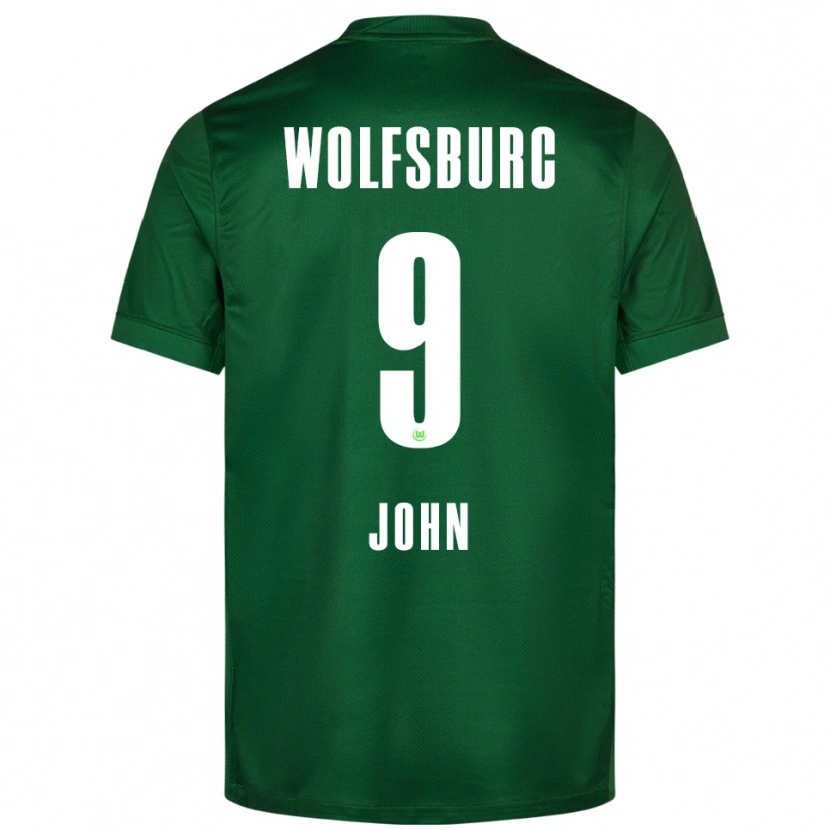 Danxen Män Michael John #9 Grön Vit Hemmatröja Matchtröjor 2025/26 Tröjor T-Tröja