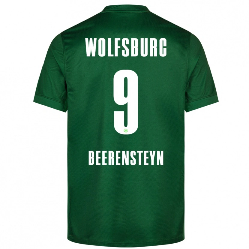 Danxen Män Lineth Beerensteyn #9 Grön Vit Hemmatröja Matchtröjor 2025/26 Tröjor T-Tröja