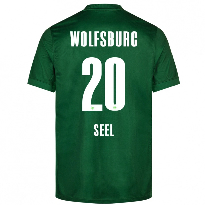 Danxen Män William Seel #20 Grön Vit Hemmatröja Matchtröjor 2025/26 Tröjor T-Tröja