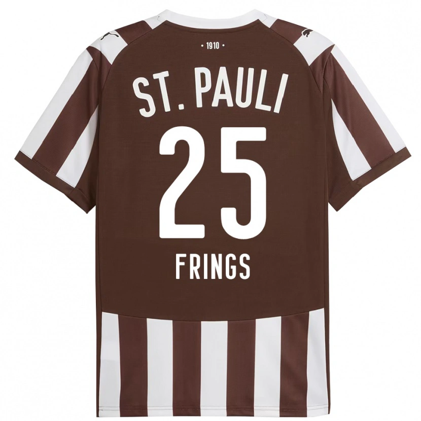 Danxen Män Emma Frings #25 Kaffe Vit Hemmatröja Matchtröjor 2025/26 Tröjor T-Tröja