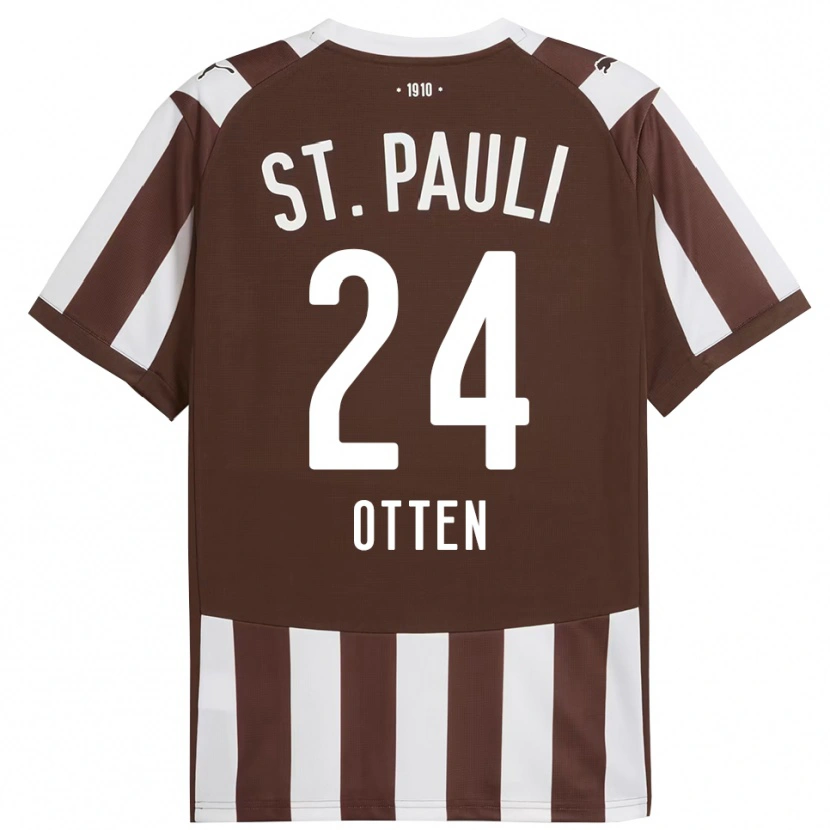 Danxen Män Neo Otten #24 Kaffe Vit Hemmatröja Matchtröjor 2025/26 Tröjor T-Tröja
