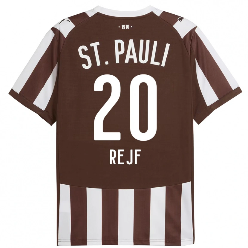 Danxen Män Petr Rejf #20 Kaffe Vit Hemmatröja Matchtröjor 2025/26 Tröjor T-Tröja