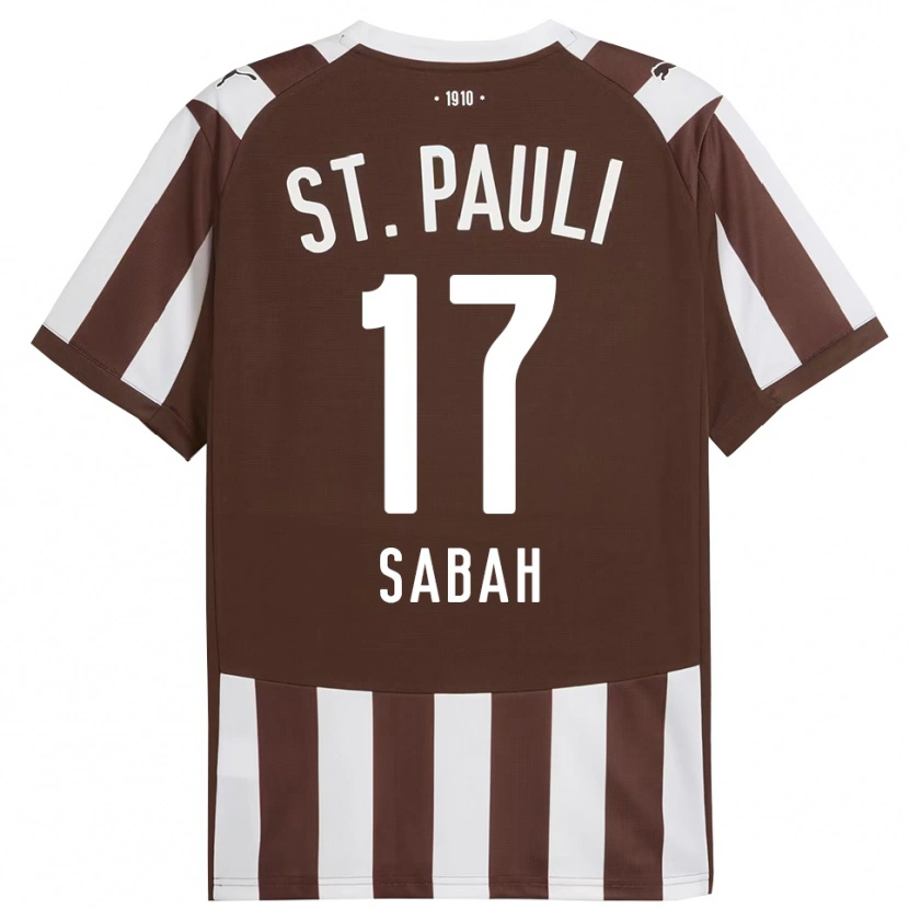 Danxen Män Haron Sabah #17 Kaffe Vit Hemmatröja Matchtröjor 2025/26 Tröjor T-Tröja