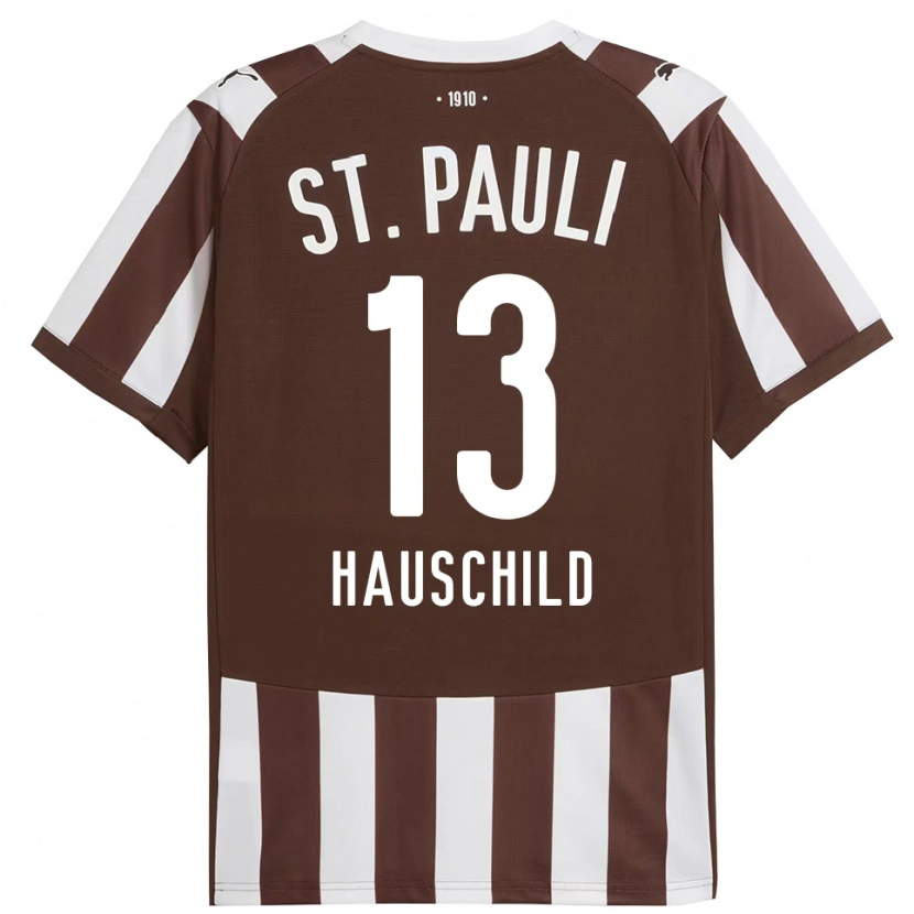 Danxen Män Janice Hauschild #13 Kaffe Vit Hemmatröja Matchtröjor 2025/26 Tröjor T-Tröja