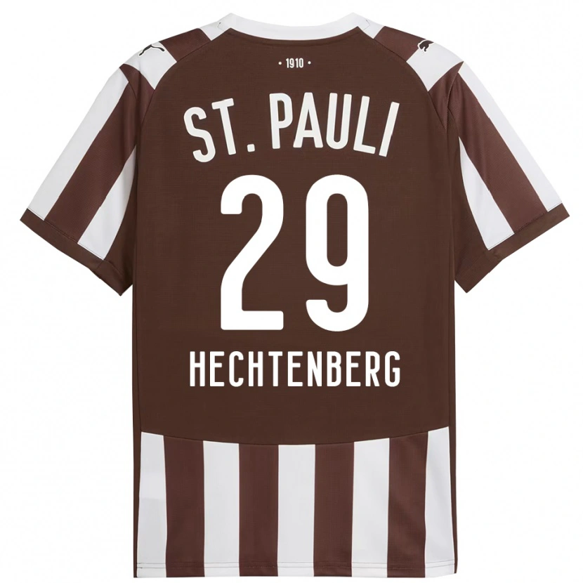 Danxen Män Julia Hechtenberg #29 Kaffe Vit Hemmatröja Matchtröjor 2025/26 Tröjor T-Tröja