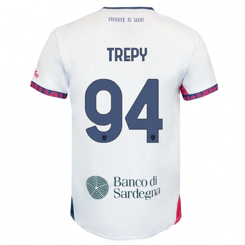 Danxen Män Yael Trepy #94 Vit Marinblå Röd Bortatröja Matchtröjor 2025/26 Tröjor T-Tröja