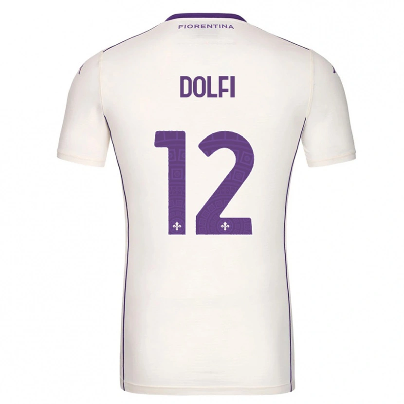 Danxen Män Brando Dolfi #12 Vit Lila Röd Bortatröja Matchtröjor 2025/26 Tröjor T-Tröja