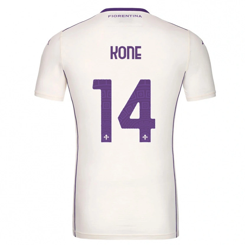 Danxen Män Mevale Kone #14 Vit Lila Röd Bortatröja Matchtröjor 2025/26 Tröjor T-Tröja