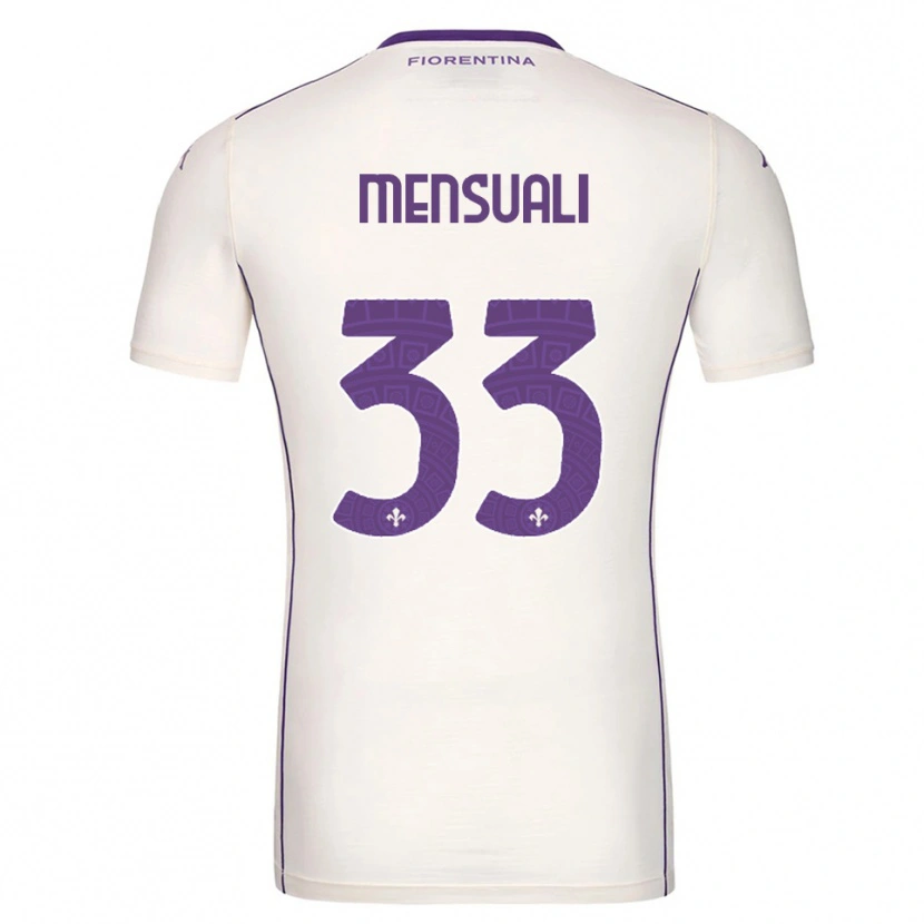Danxen Män Alice Mensuali #33 Vit Lila Röd Bortatröja Matchtröjor 2025/26 Tröjor T-Tröja