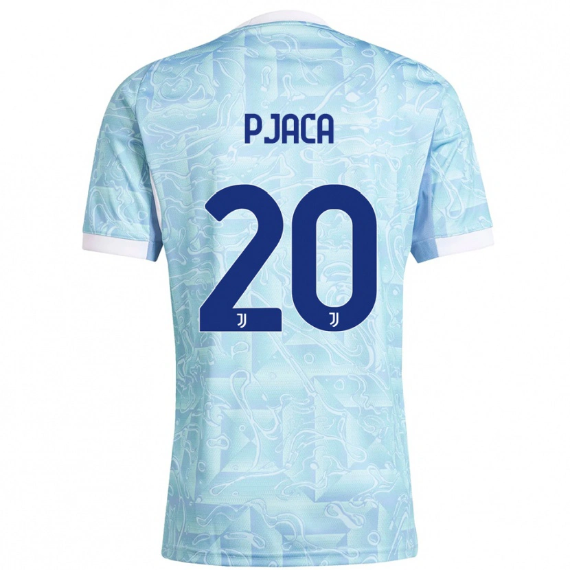 Danxen Män Marko Pjaca #20 Himmelsblå Gul Bortatröja Matchtröjor 2025/26 Tröjor T-Tröja