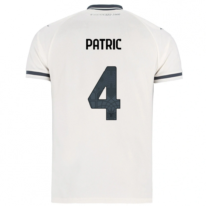 Danxen Män Patric #4 Vit Marinblå Bortatröja Matchtröjor 2025/26 Tröjor T-Tröja