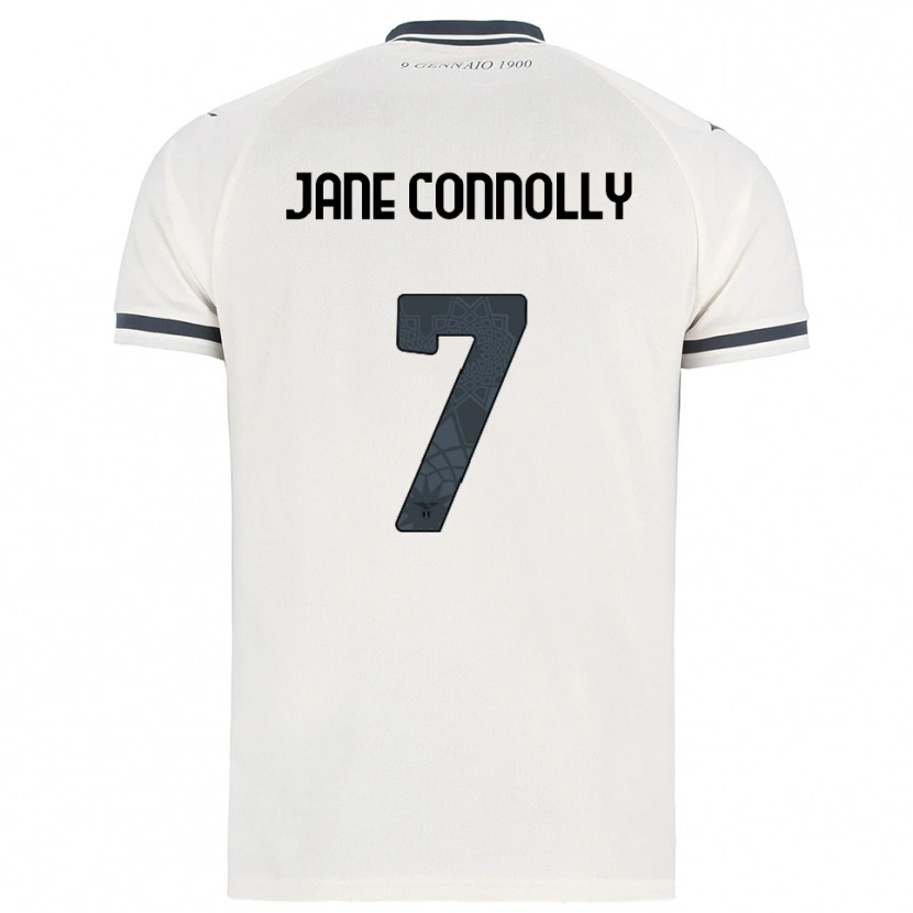 Danxen Män Megan Jane Connolly #7 Vit Marinblå Bortatröja Matchtröjor 2025/26 Tröjor T-Tröja