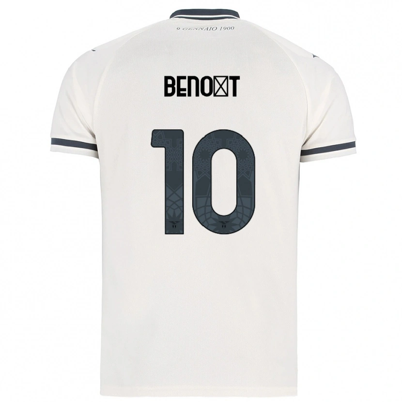 Danxen Män Alice Benoît #10 Vit Marinblå Bortatröja Matchtröjor 2025/26 Tröjor T-Tröja