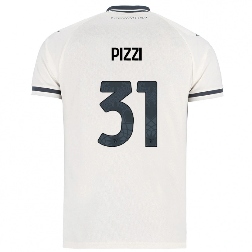 Danxen Män Giorgia Pizzi #31 Vit Marinblå Bortatröja Matchtröjor 2025/26 Tröjor T-Tröja