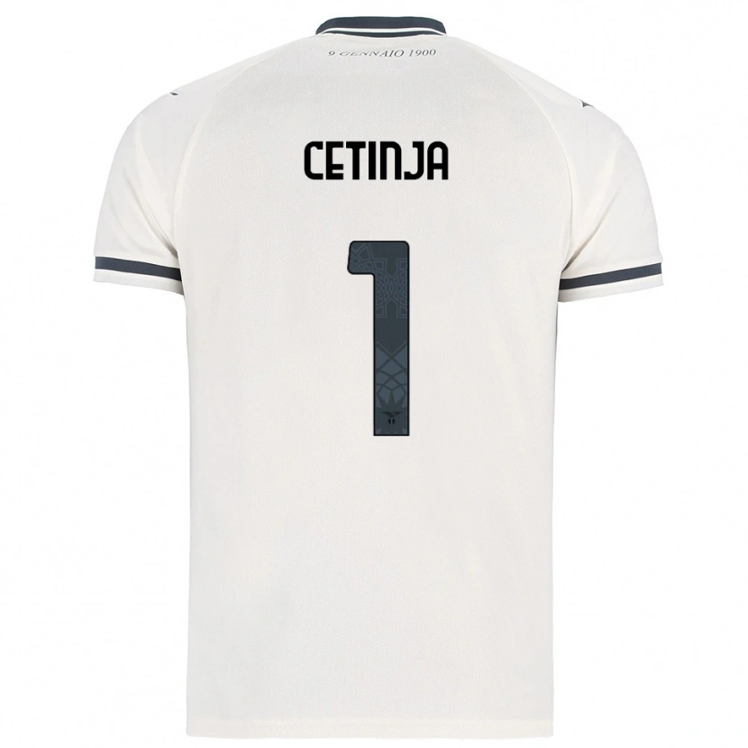 Danxen Män Sara Cetinja #1 Vit Marinblå Bortatröja Matchtröjor 2025/26 Tröjor T-Tröja