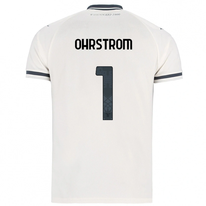 Danxen Män Stephanie Ohrstrom #1 Vit Marinblå Bortatröja Matchtröjor 2025/26 Tröjor T-Tröja