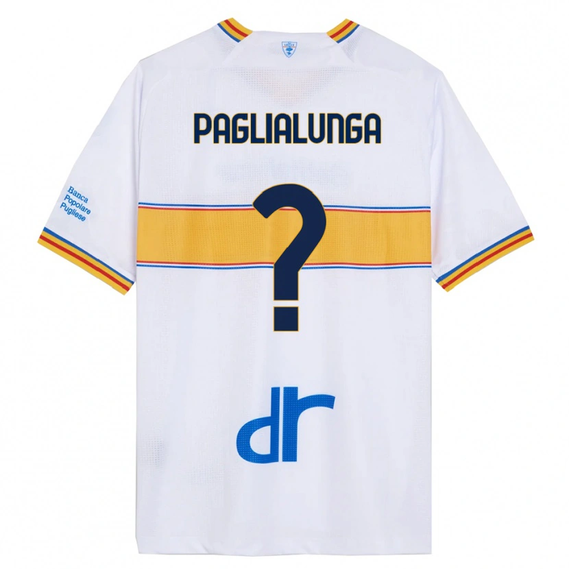 Danxen Män Robert Paglialunga #0 Vit Gul Bortatröja Matchtröjor 2025/26 Tröjor T-Tröja