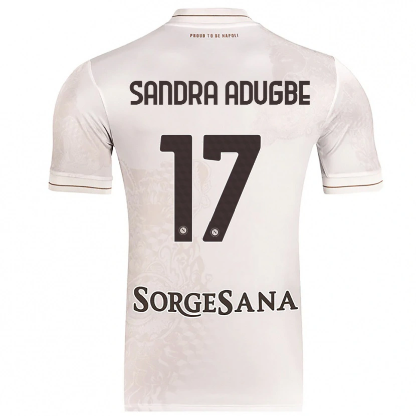 Danxen Män Olamide Sandra Adugbe #17 Champagne Brun Bortatröja Matchtröjor 2025/26 Tröjor T-Tröja