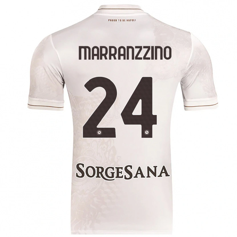 Danxen Män Pasquale Marranzzino #24 Champagne Brun Bortatröja Matchtröjor 2025/26 Tröjor T-Tröja